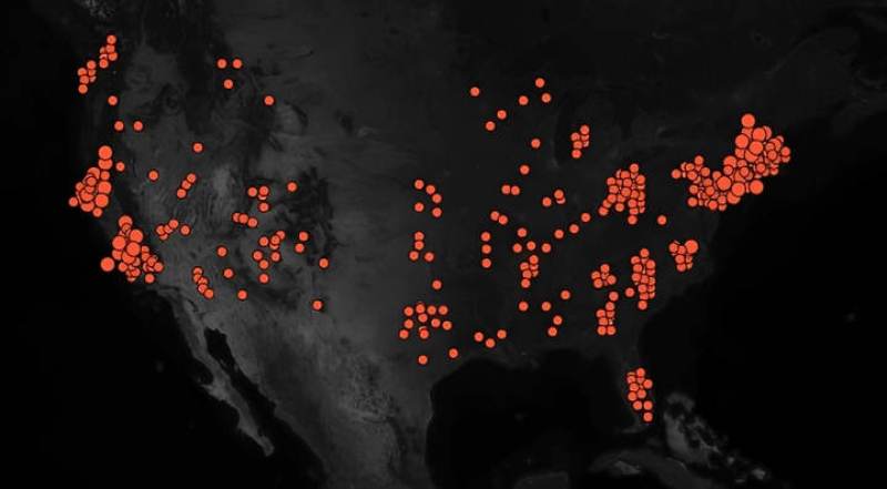 Os relatórios da Enigma Labs sobre orbes metálicos nos Estados Unidos.
