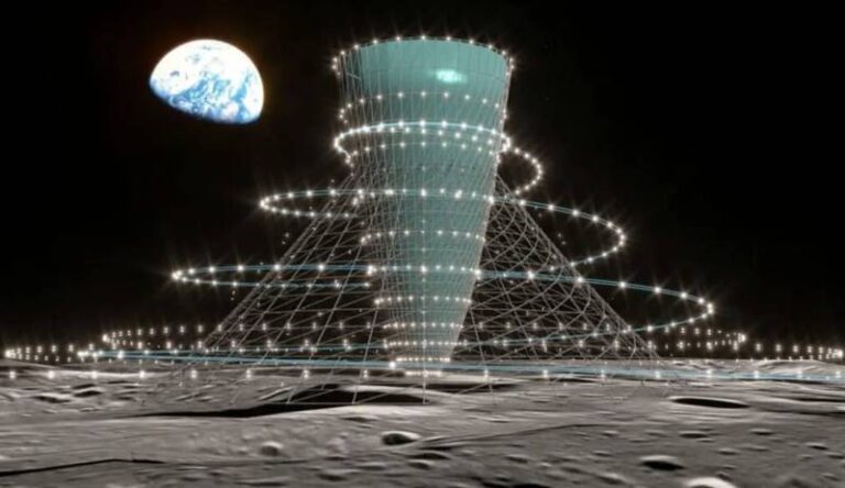 The Glass; a gigante estrutura que o Japão construirá na Lua para simular a gravidade da Terra