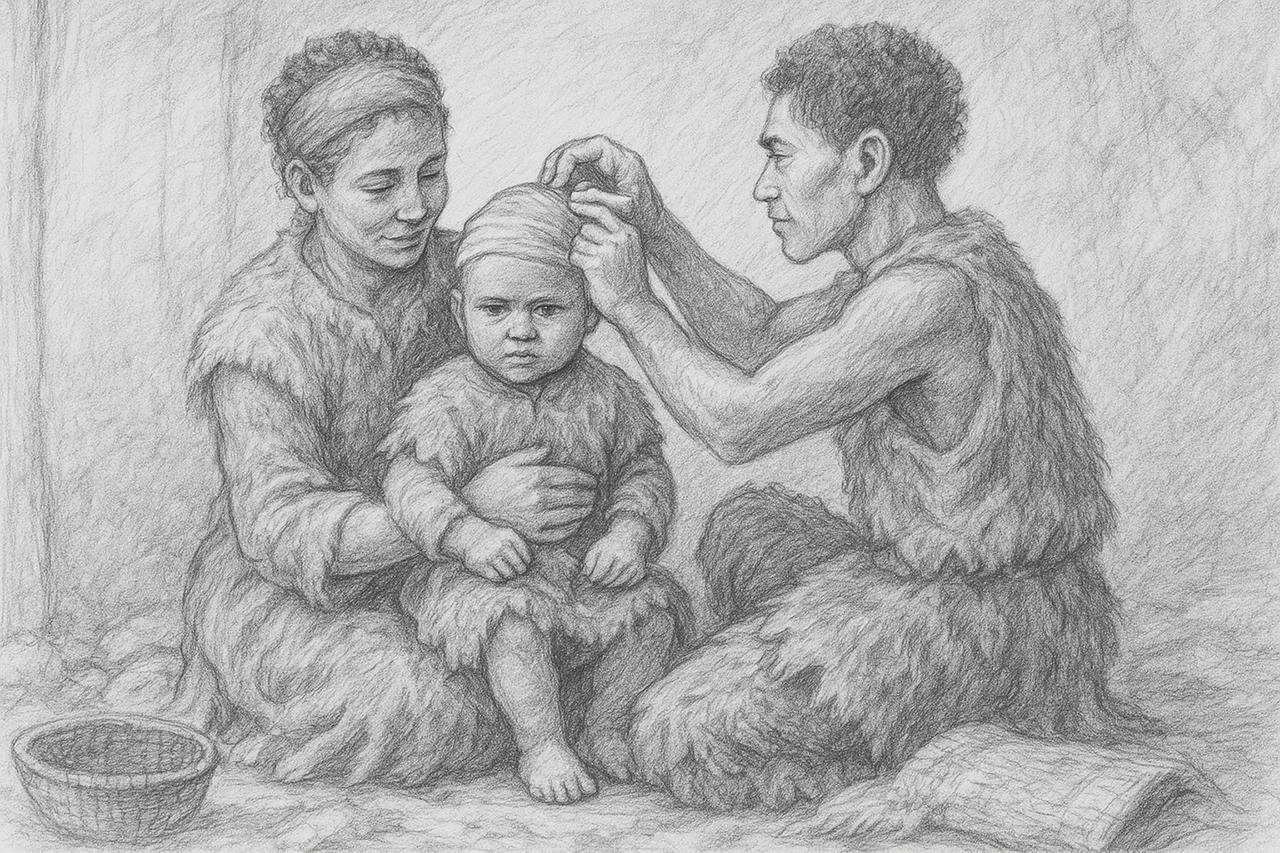 A modificação craniana mais antiga da Europa encontrada na caverna italiana