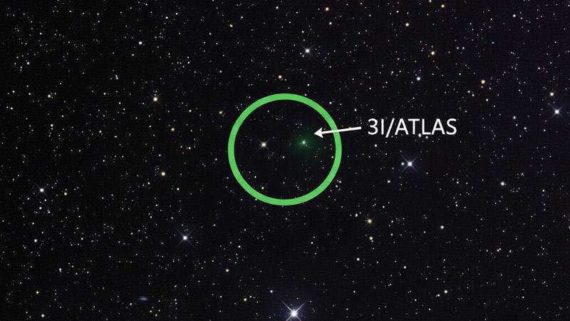 O objeto interestelar 3I/ATLAS fica verde e revela novas anomalias