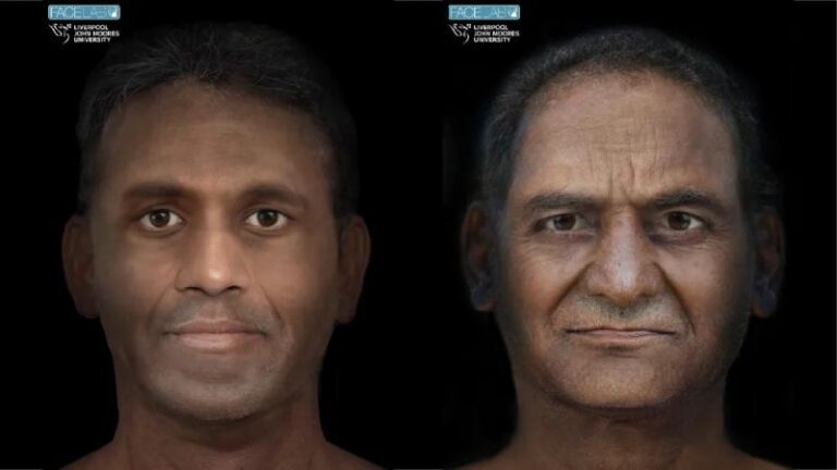 Reconstruções mostram os rostos de homens que viveram há 2.500 anos numa misteriosa civilização indiana.