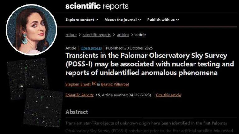 Revistas científicas publicam a conexão estatística entre OVNIs e a era nuclear