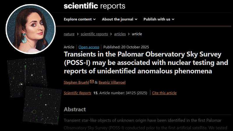 Revistas científicas publicam a conexão estatística entre OVNIs e a era nuclear