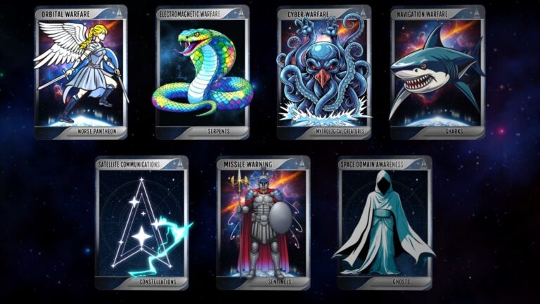 O novo esquema de nomenclatura da Força Espacial dos Estados Unidos. Crédito da imagem: US Space Force.