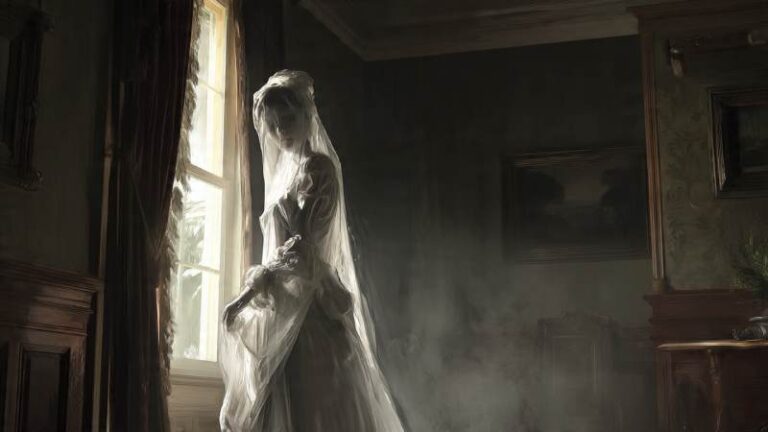 Por que fantasmas são retratados usando roupas ou lençóis brancos