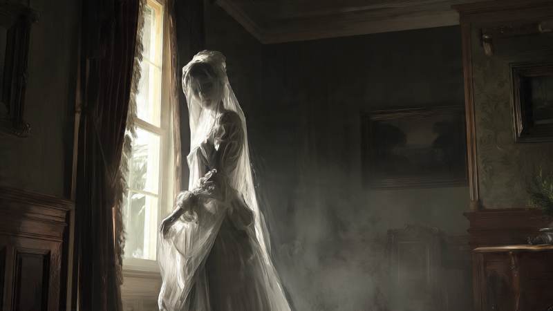 Por que fantasmas são retratados usando roupas ou lençóis brancos