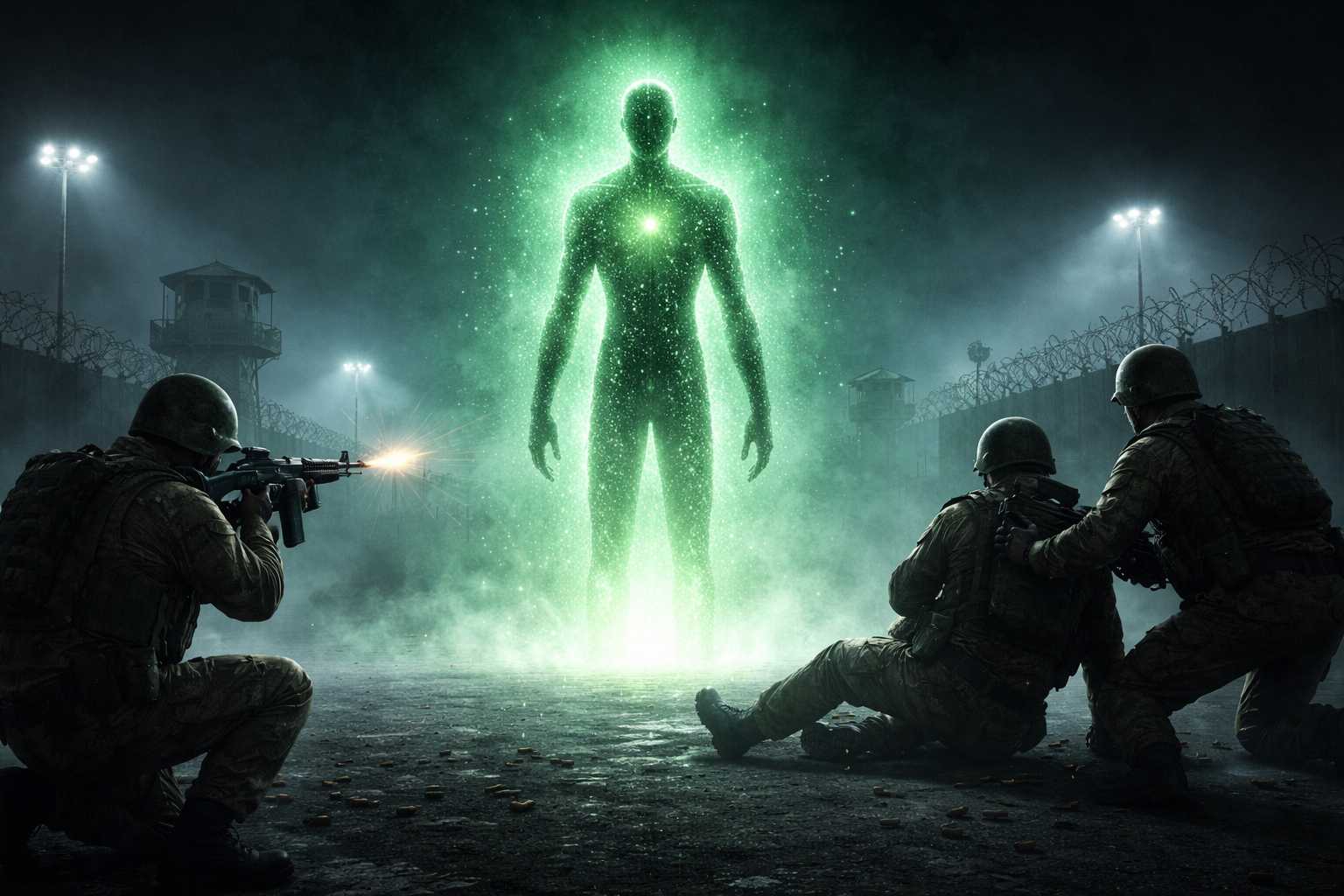 Soldados dispararam contra seres humanoides na Espanha