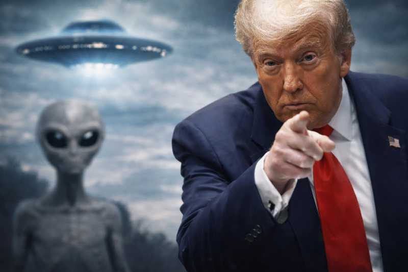 Donald Trump diz que “instruirá” agências a iniciarem divulgação de arquivos sobre vida alienígena e OVNIs