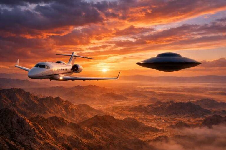 Pilotos Relatam Perseguição de Objeto Misterioso nos Céus de Nevada