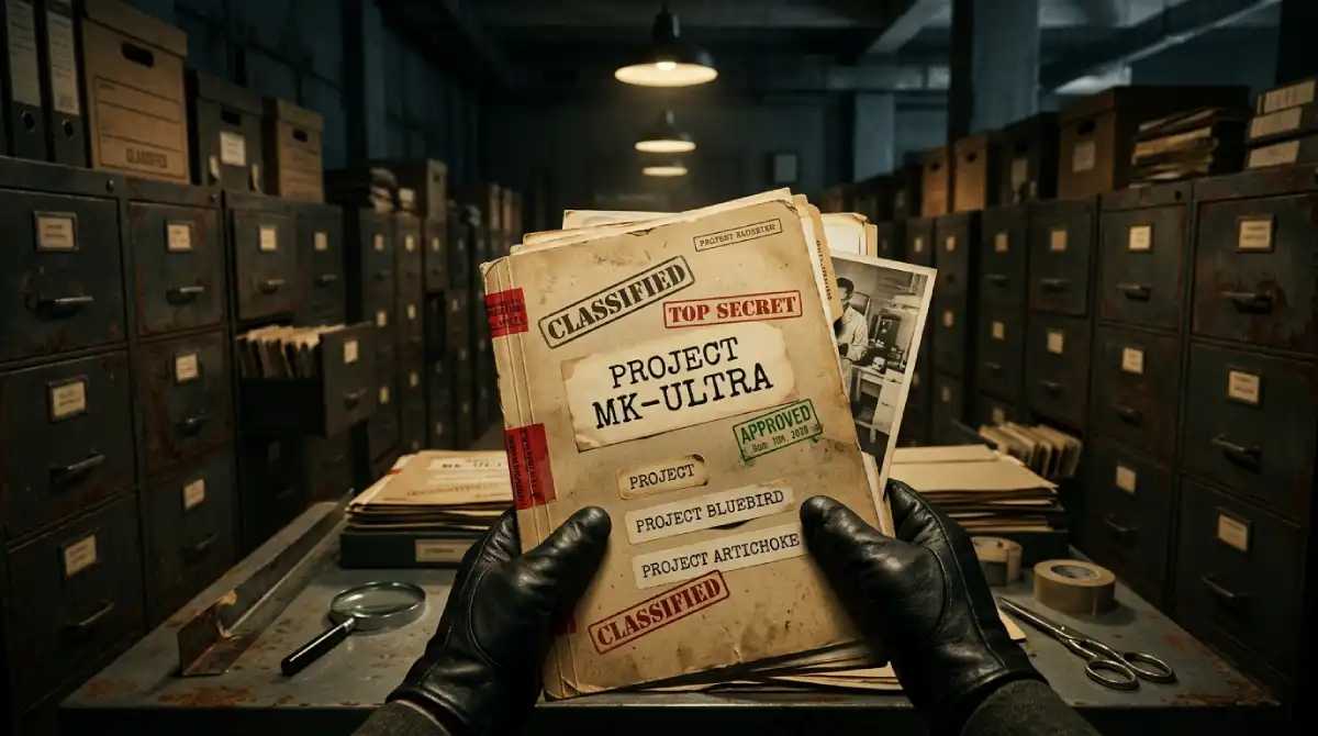 The CIA collects files on JFK and MK-Ultra in the United States