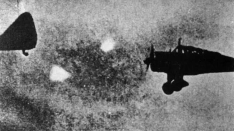 Photograph showing Foo Fighters during World War II.