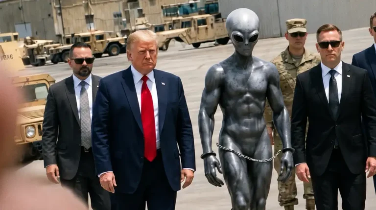 Trump publica imagem de alienígena em meio a ações sobre UAPs