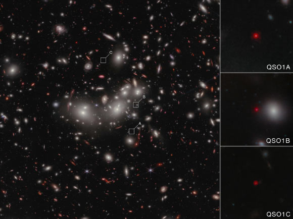Telescópio Webb identifica buraco negro anterior à sua galáxia