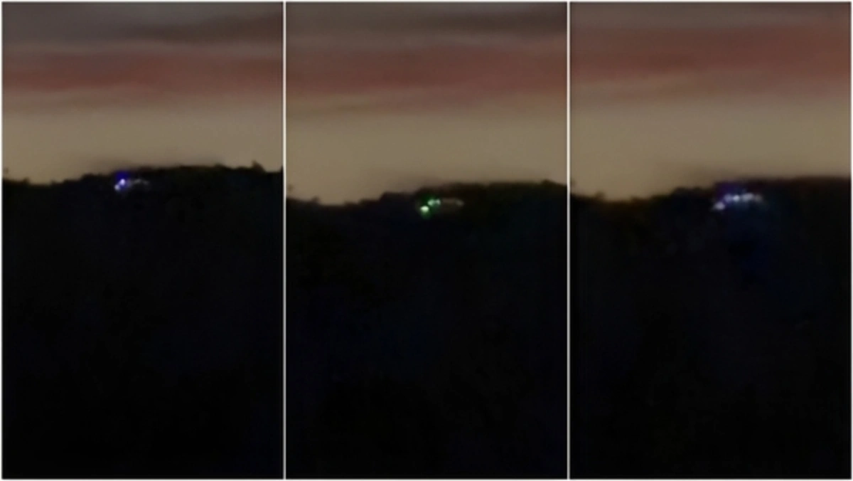 Vídeo mostra luzes misteriosas em área rural de Campo Largo