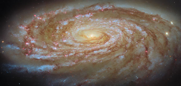 Hubble registra galáxia espiral ativa Messier 88