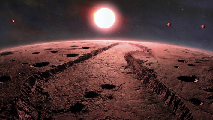 Sistema planetário de Barnard’s Star pode ser hostil à vida