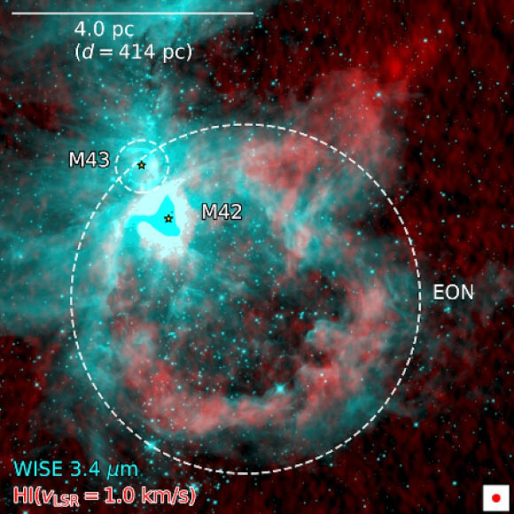 Astrônomos revelam estruturas ocultas na Nebulosa de Orion
