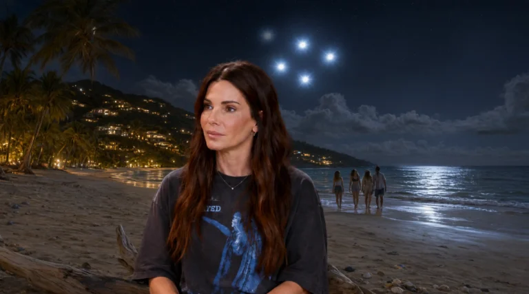 Sandra Bullock relata avistamento de cinco luzes no céu
